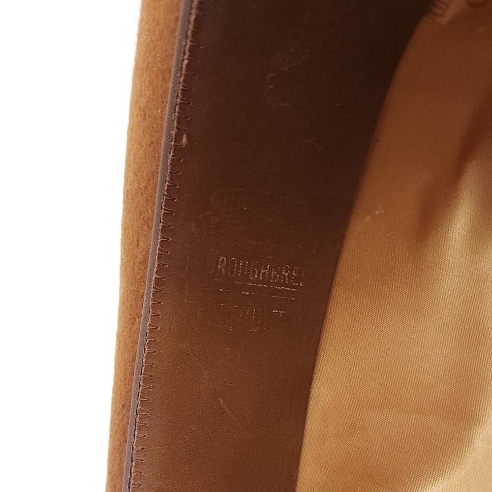 Thoroughbred Moleskin Brown Western Cowboy Hat Yellowstone Gunsmoke VTG 6 5/8 - Picture 11 of 14